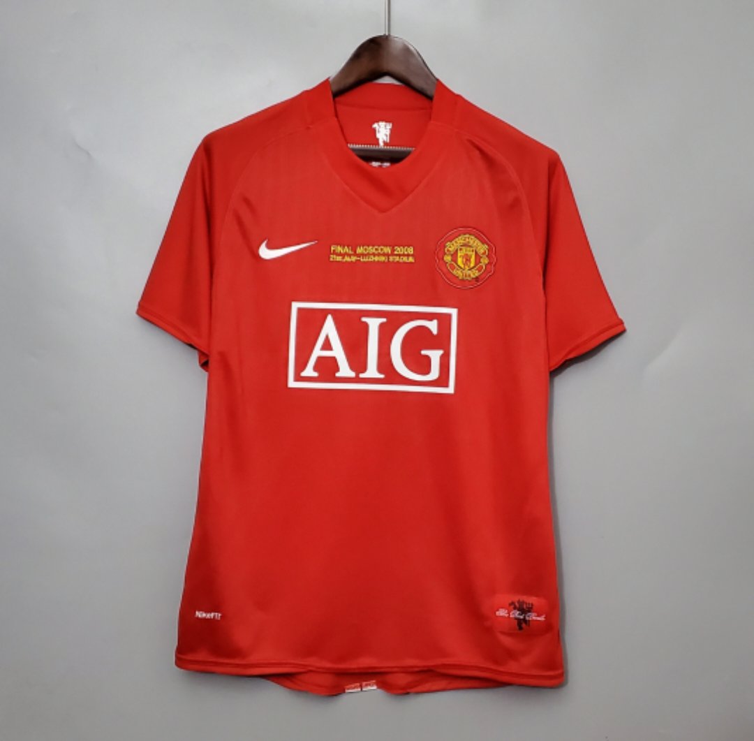 Manchester United Retro 08 Home Kit