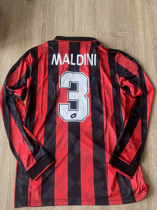 AC Milan 'Maldini' 93/94 Long Sleeve Kit