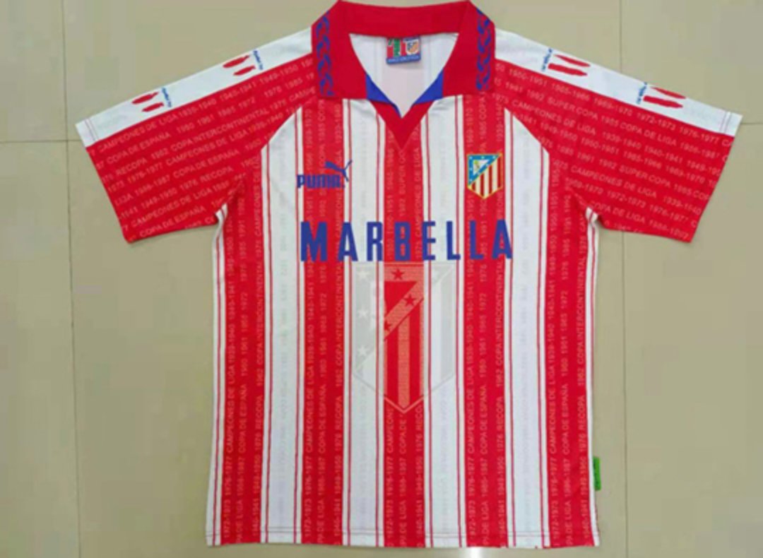 Atletico Madrid Retro 95/96 Home Kit